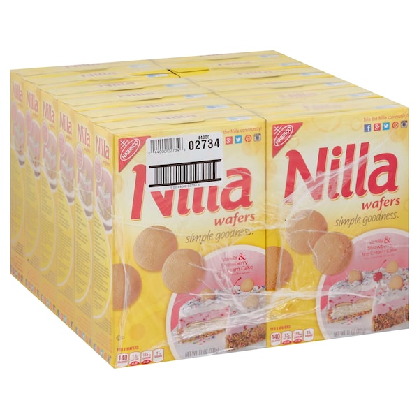 Nabisco Nabisco Nilla Wafer Cookies 11 oz., PK12 02734 Zoro